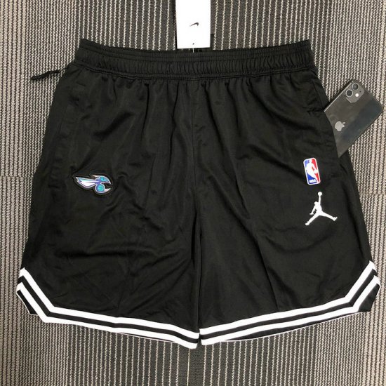 NBA Charlotte Hornets 2021 training shorts Noir